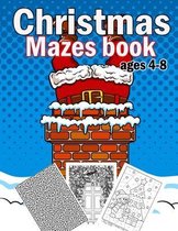 Christmas Mazes book ages 4-8