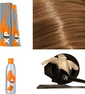 XP100 haarverf pakket kleur 10.1  Extra lichtblond & As (1x 100ML) met 6% waterstof ( 1x 250ML) incl verfbakje, kwast, maatbeker, puntkam en handschoenen