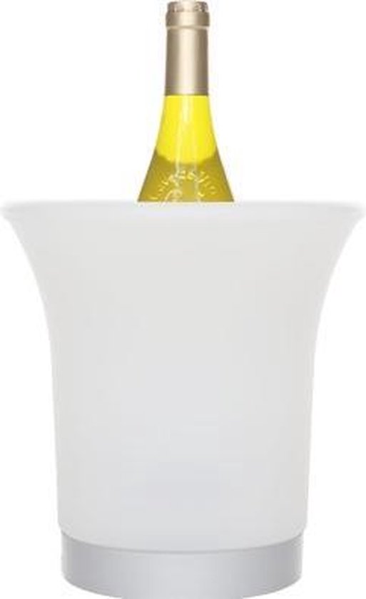 regeling Diversiteit lamp Lichtgevende Champagne-emmer - ijsemmer - wijnkoeler - multi color -  ø23xh23cm | bol.com