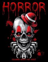 Adult Colouring Book- Horror Coloring Books for Adults