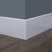 RAL 9016 Aanbieding Kant en Klaar 120x15 -6 stuks- Mooieplinten.nl- Voordelig- Snelle levering - Wit gegrond of afgelakt op kleur