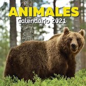 Calendario 2021 Animales: Regalos Amantes Animale Para Mujer, Hombre o Ninos