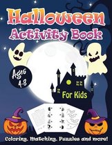 Halloween Activity Book for Kids Ages 4-8