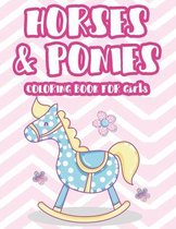 Horses & Ponies Coloring Book For Girls