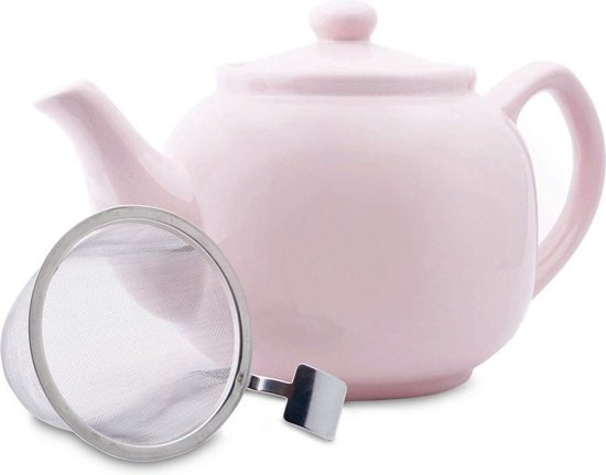 Theepot Soft Rose - Theepot met filter - 1200 ml