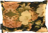 Kussen met goud Ikat Tapestry apricot