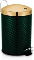 Berlinger Haus 6440 - Poubelle à pédale 12 litres - Ligne métallique - Collection Emerald