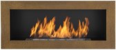 Goudkleurige Ethanol Openhaard 90 x 40 CM Inbouw of Hangend Bioethanolhaarden.com