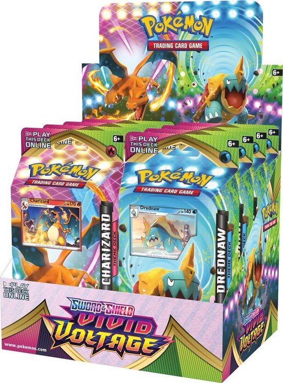 TCG Pokémon Sword & Shield Vivid Voltage Theme Deck - Charizard - Trading Card Game