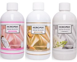 Wasparfum Horomia | set 3 x 500 ml Soffice talco, Gold argan, White