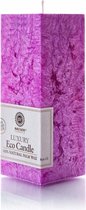 Eco Palmwas kaars RECTANGLE FUCHSIA