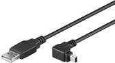 PremiumCord-kabel USB 2.0, A-B mini, 5-pins, haaks, 1,8 m