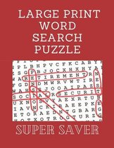 LARGE PRINT Word Search Puzzle