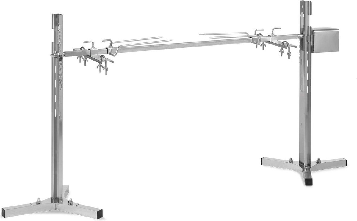 Sauenland Survivor speenvarkengrill draaispit 12W max.70kg rvs