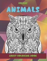 Adult Coloring Book Colors - Animals