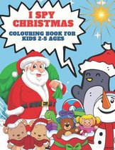 I Spy Christmas Colouring Book for Kids 2-5 Ages