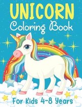 Unicorn Coloring Book For Kids 4-8 Years