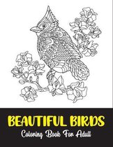 Beautiful birds coloring book for adult