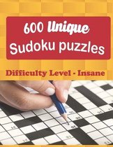 600 unique Sudoku puzzles