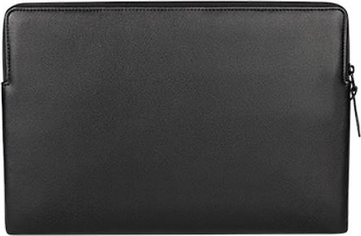PU Leren Laptophoes 13,3 inch - Macbook Air & Pro 13 inch case / hoes - Laptop Sleeve 13 inch - Zwart