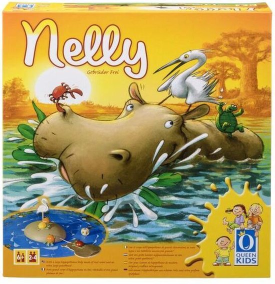 Boek: Queen kids Nelly hippo het Nijlpaarden spel, geschreven door Queen Games