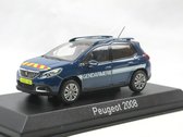 Peugeot 2008 "Gendarmerie" 2014 Blauw 1:43 Norev