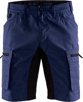 Blåkläder Service Short Stretch 14491845 Marineblauw/Zwart - Maat 46