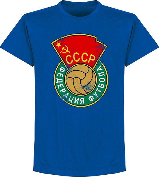 CCCP Logo T-Shirt - Blauw - XXXL