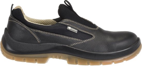 Sixton Lugano Instap Werkschoenen Zwart/Beige S3