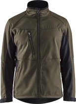 Blaklader 4950 Softshell Werkjas Groen/Zwart