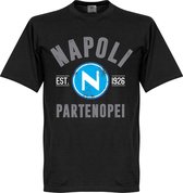 Napoli Established T-Shirt - Kinderen - Zwart  - 128