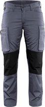 Blaklader 7159 Dames Werkbroek Stretch Grijs/Zwart