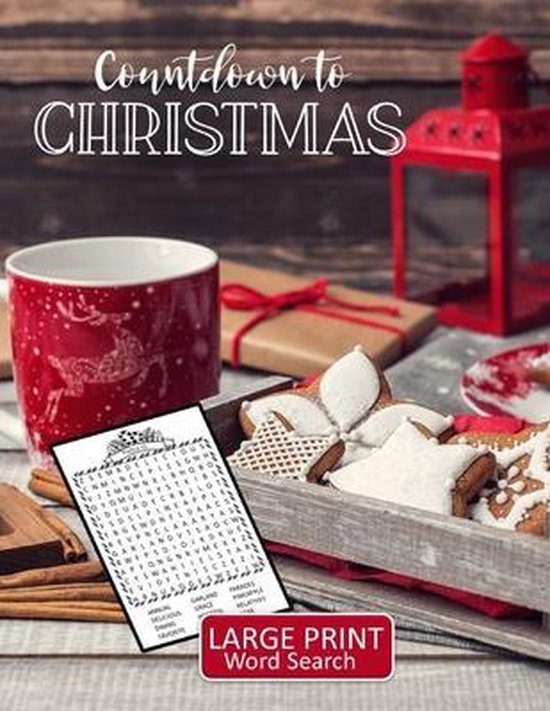 Countdown To Christmas Large Print Word Search Activity Avalanche Countdown to christmas large print word search activity avalanche