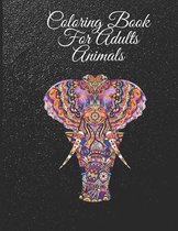 Coloring Book For Adults Animals: A Whimsical Adult Coloring Book
