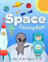 Space Coloring Books for Kids Ages 2-4