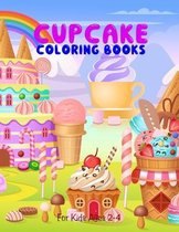 Cupcake Coloring Books For Kids Ages 2-4