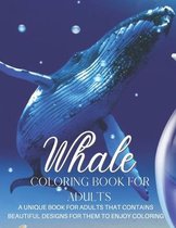 Whale Coloring Book for Adults