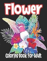 Flower Coloring Book For Adult