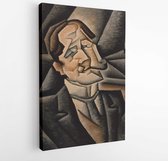 JUAN LEGUA, by Juan Gris, 1911, Spanish Cubist painting, oil on canvas.- Modern Art Canvas -Vertical - 751011334 - 50*40 Vertical