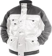 Dassy Profesional Workwear Beaver Winterjas - Tignes Wit/cementgrijs - Mt 3xl