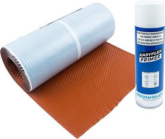 Easyflex ALU loodvervanger met butyl kleeflaag 30 cm rood 5 meter ...