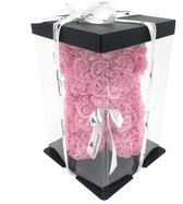 Cupido’s Choice ® Rozen Beer Inclusief Gift Box – Rozen teddybeer - Rose bear - Rozenbeer - Roze