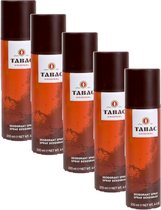 PROMO 5 stuks Tabac TABAC - deodorant - anti-perspirant spray 200 ml