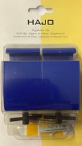 HAJO klemplankdrager 2 stuks op kaart voor plankdikte 3-30mm kobaltblauw gelakt incl. bevestigingsmateriaal