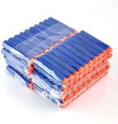 100 Pijltjes / Darts / Bullets geschikt voor Nerf Guns - Blauwe Pijltjes