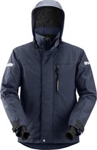 Snickers Workwear Snickers 1102 Waterdichte Winter Werkjas AllroundWork Donkerblauw/Zwart