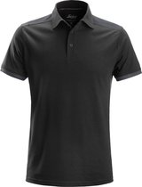 Snickers 2715 AllroundWork, Polo Shirt - Zwart/Staal Grijs - L