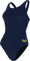 Michael Phelps Solid Mid Back - Badpak - Dames - Navy Blauw - 40