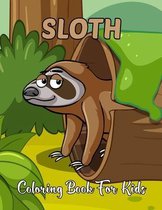 Sloth Coloring Book For Kids