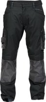 Dassy Nova Werkbroek met kniezakken 200846 - binnenbeenlengte Standaard (81-86 cm) - Zwart/Antracietgrijs - 67